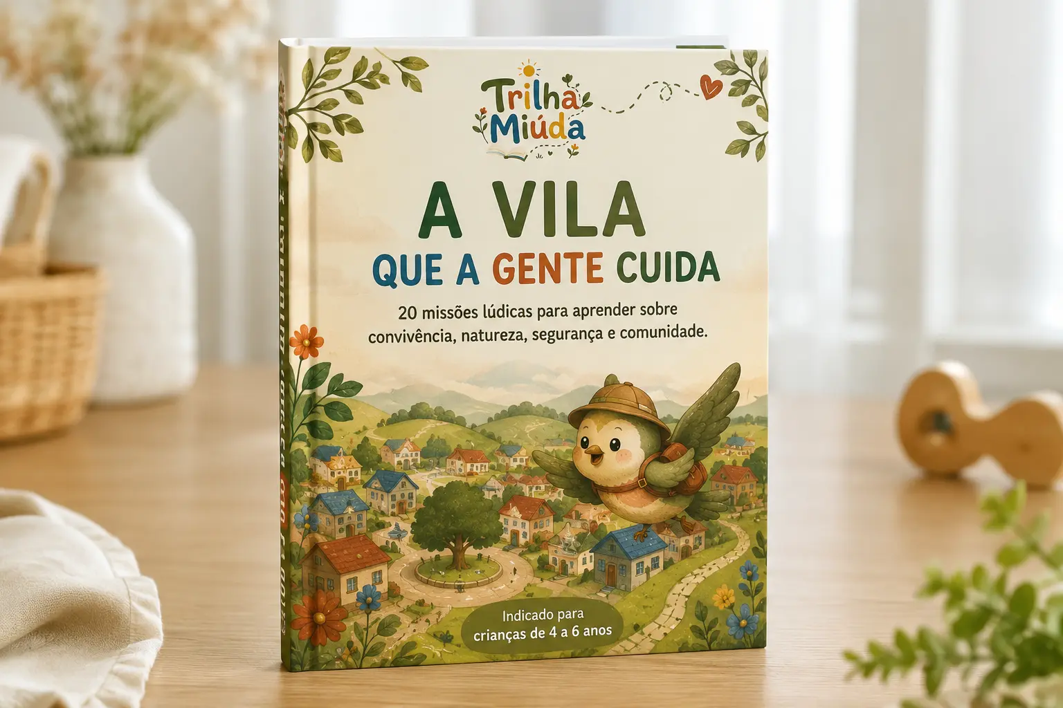 Capa do livro A Vila que a Gente Cuida