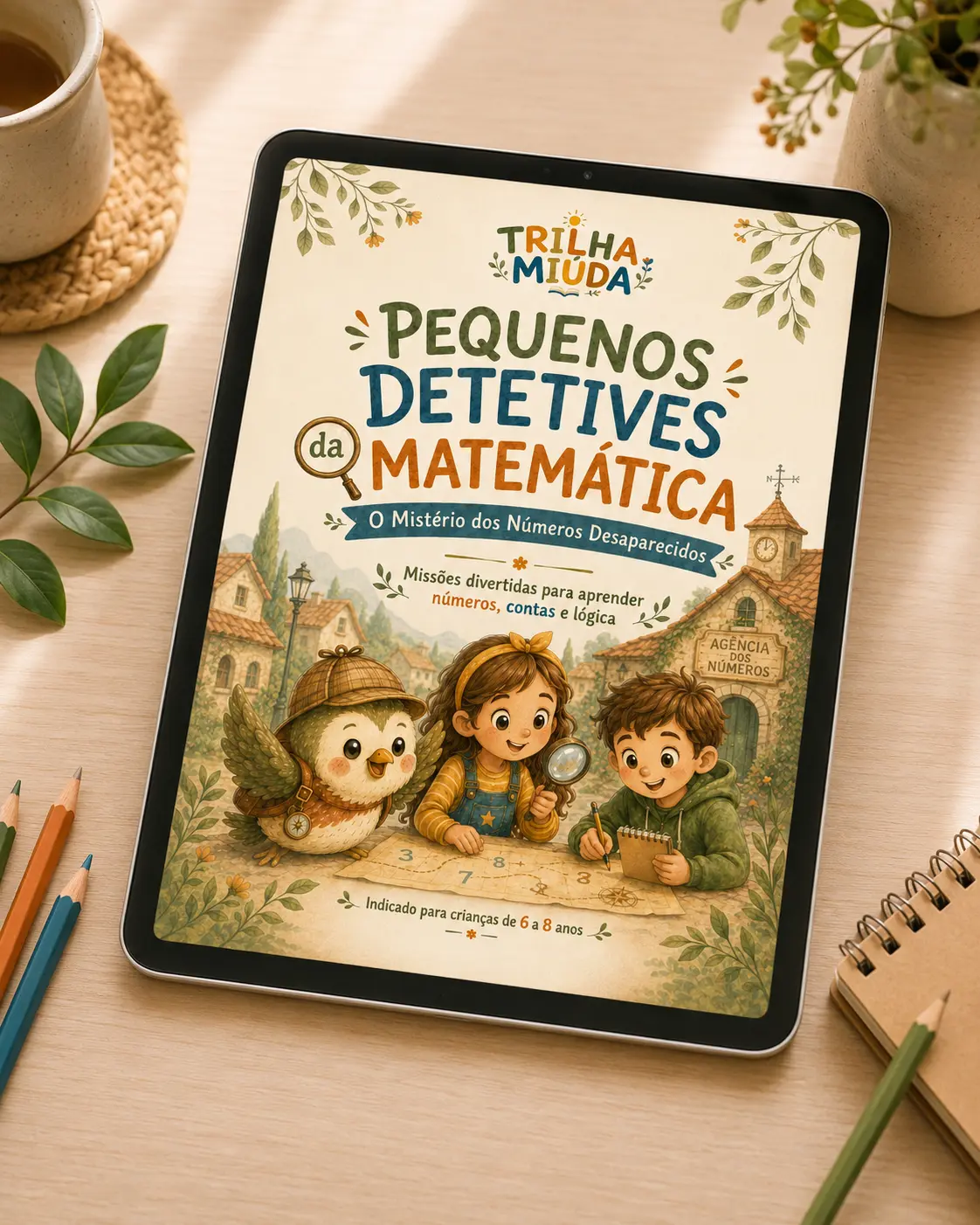 Capa do e-book Pequenos Detetives da Matemática